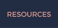 the word resources on a dark blue background